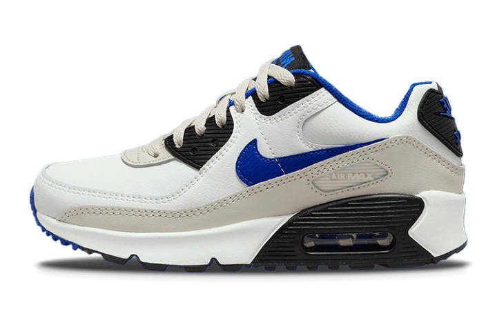 Nike Nike Air Max 90 LTR White Racer Blue Light Bone GS