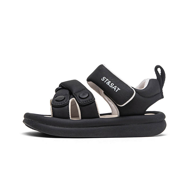 ST&SAT Microfiber Leather Slip Resistant, Breathable, Lightweight Children's Sandals Kids'
