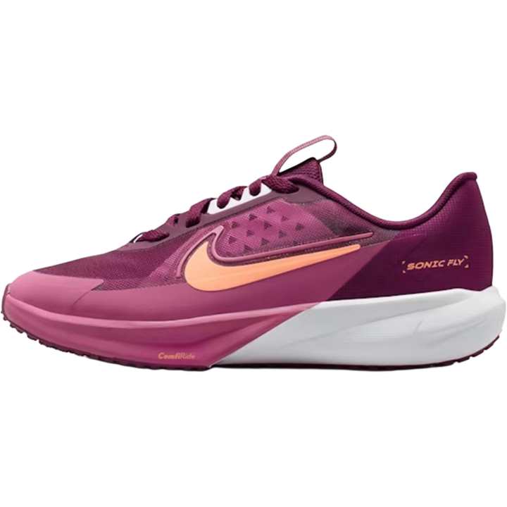 Nike Nike SONIC FLY Low top Running Shoes Burgundy Unisex