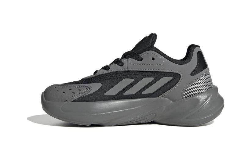 Adidas Originals Ozelia Abrasion Resistant Low top Kids' Running Shoes Gray Pre school