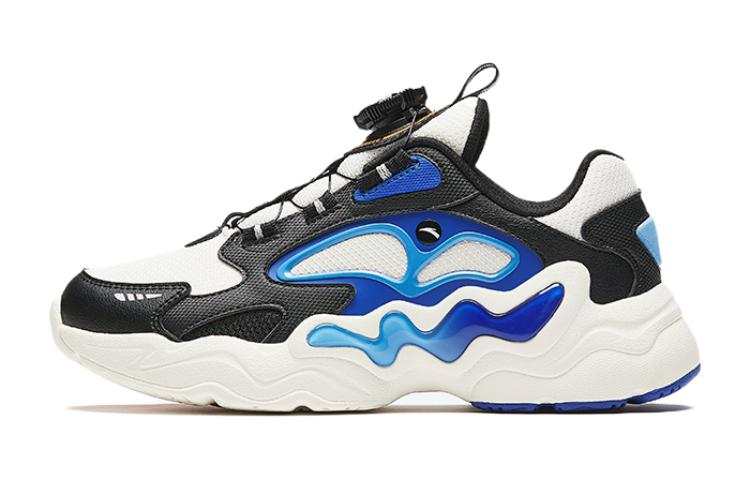 Antakids Slip Resistant Abrasion Resistant Low top Sports Casual Shoes White Black Blue Teenagers