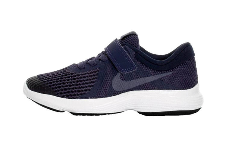 Nike Nike REVOLUTION 4 Abrasion Resistant Low top Kids' Running Shoes Midnight Blue Children Aged 3 7 Years Old