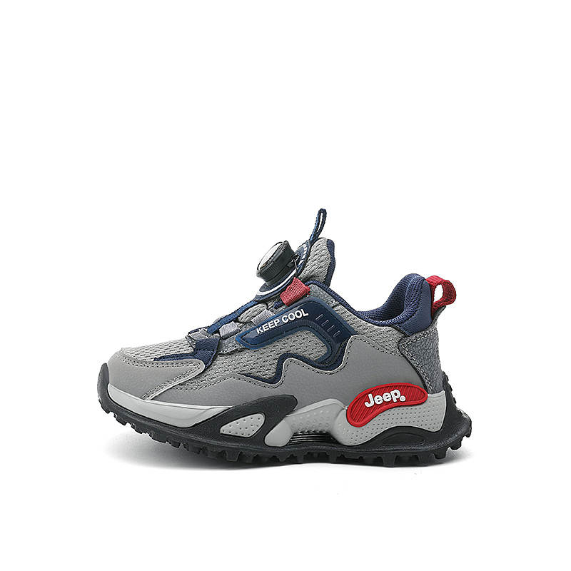Jeep Low top Kids' Running Shoes Bright Gray Red Kids'