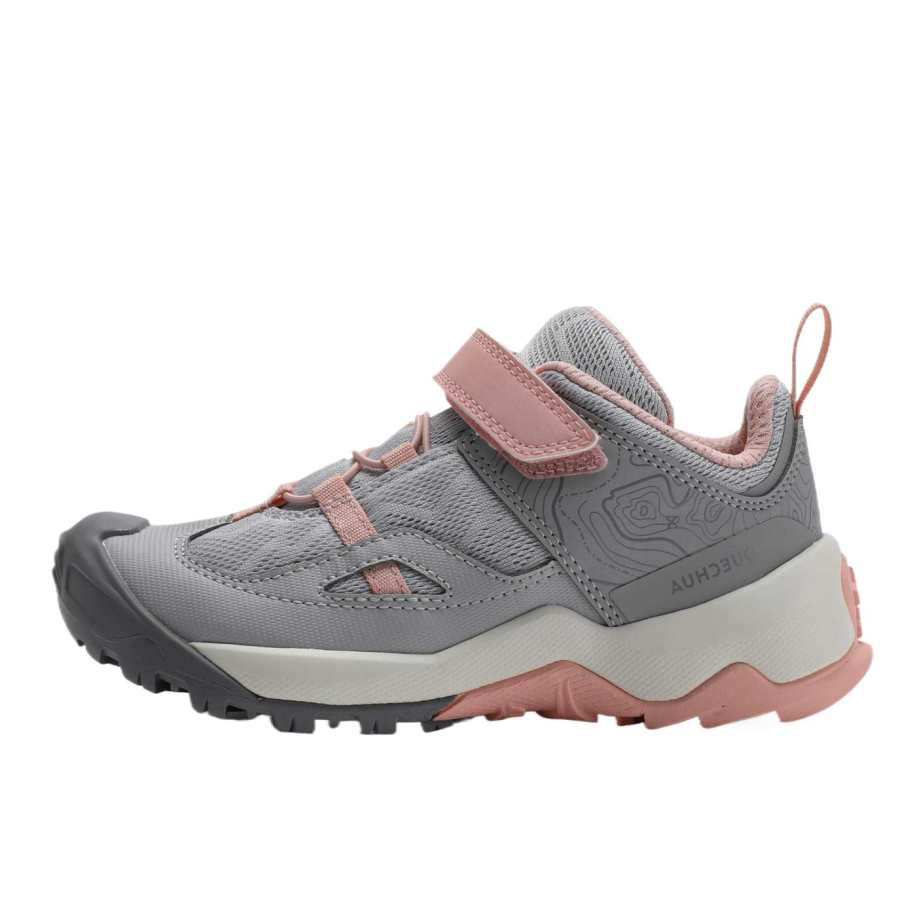 DECATHLON Kids' Outdoor Shoes Zinc Gray/Pearl Powder Kids'