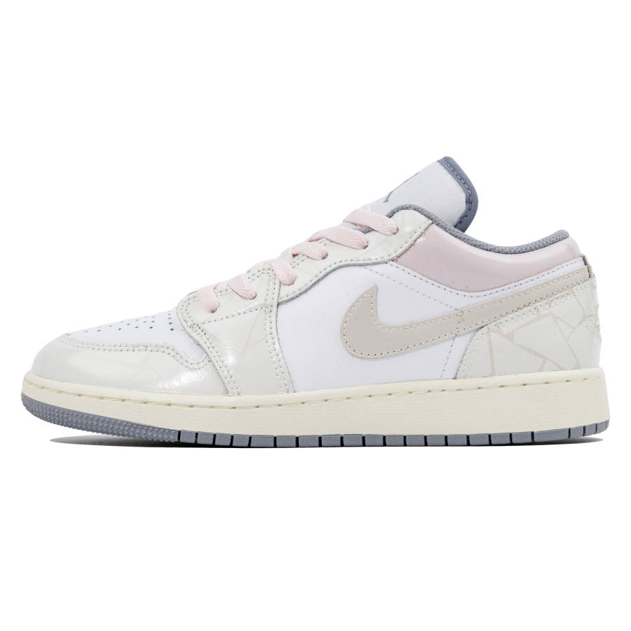 Jordan Jordan Air Jordan 1 Love Journal Leather Low top Children's Basketball Shoes Pink Teenagers