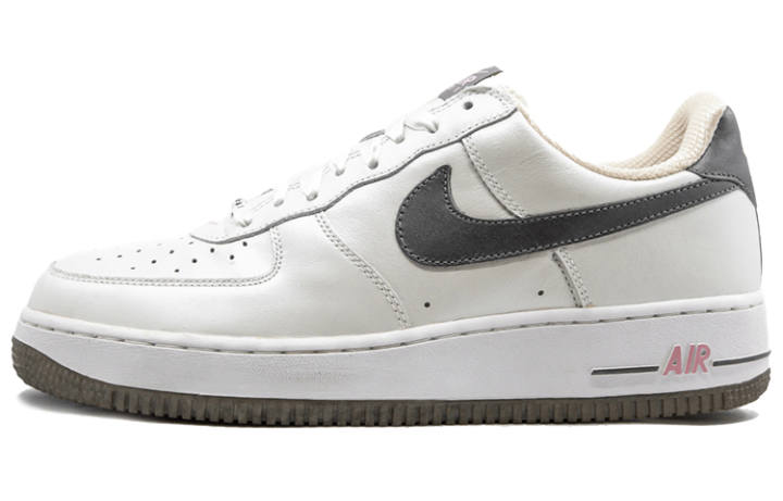 Nike Nike Air Force 1 Low top Skateboard Shoes Gray White Pink Unisex