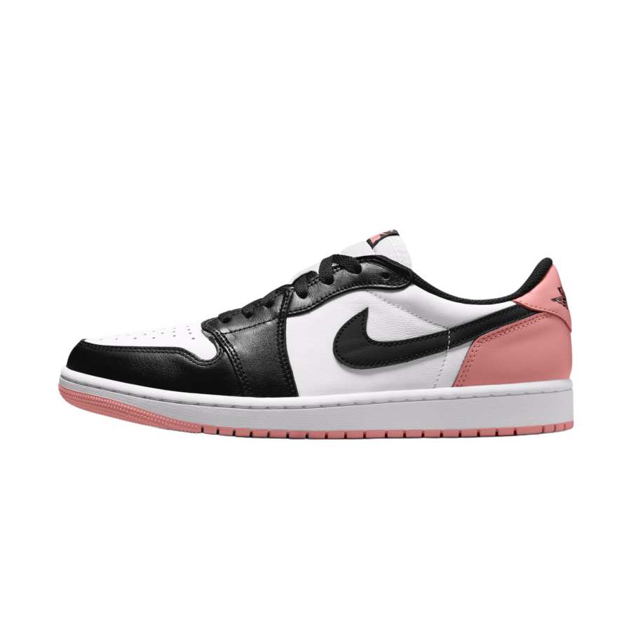 Jordan Jordan Air Jordan 1 Low top Basketball Shoes White Pink Unisex
