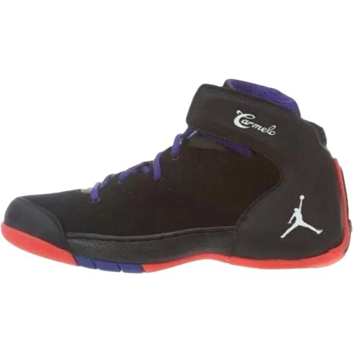 Jordan Jordan Melo 1.5 Mid top Basketball Shoes Black Unisex
