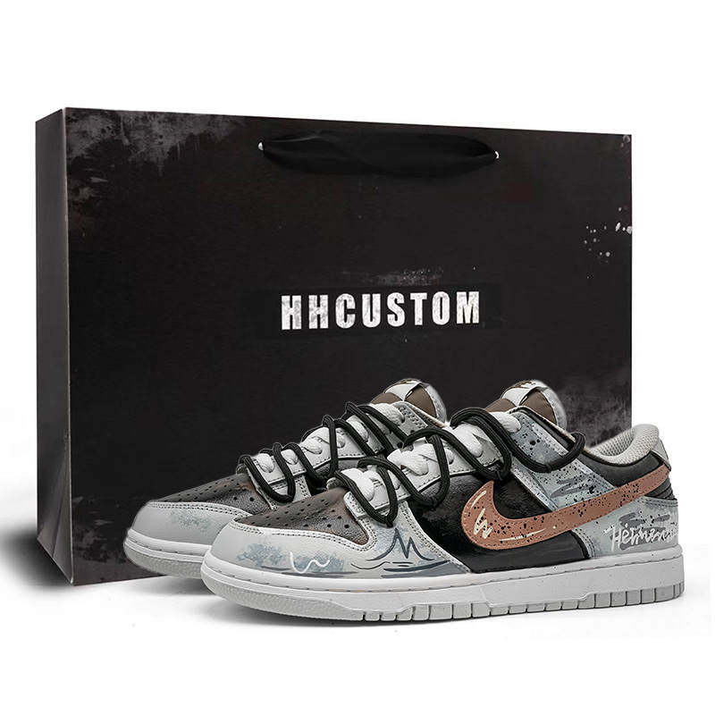 Nike Nike Dunk Ark Of Time Synthetic Leather Slip Resistant Cushioning Abrasion Resistant