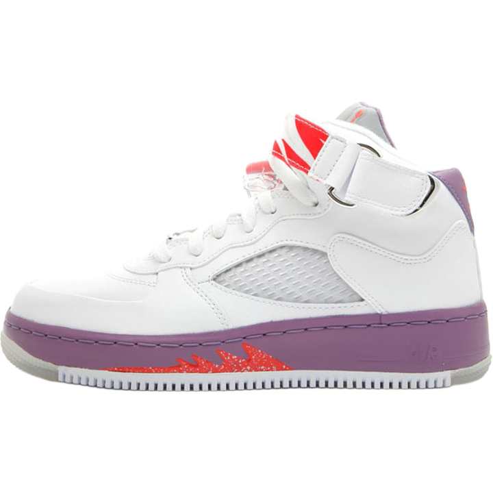 Jordan Jordan AJF5 Mid top Basketball Shoes White Unisex