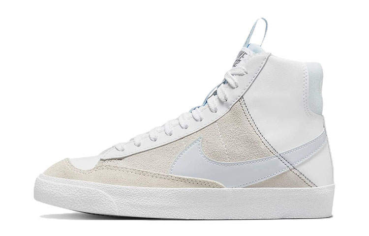 Nike Nike Blazer 77 SE Dance Leather Mid top Skateboard Shoes White Blue Unisex