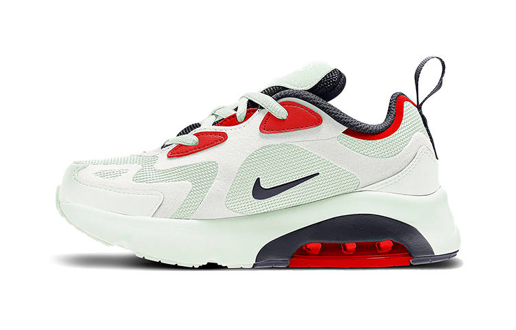 Nike Nike Air Max 200 Kids Lifestyle Shoes Red Green Children Aged 3 7 Years Old