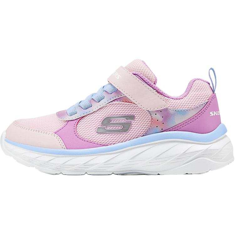 Skechers Kids Abrasion Resistant Lightweight Cushioning Slip Resistant Low top Kids' Training Shoes Cherry Pink Kids'