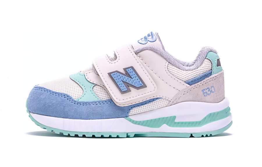 New Balance New Balance NB 530 Comfortable Cushioning Abrasion Resistant Breathable Low top Kids' Running Shoes White Blue