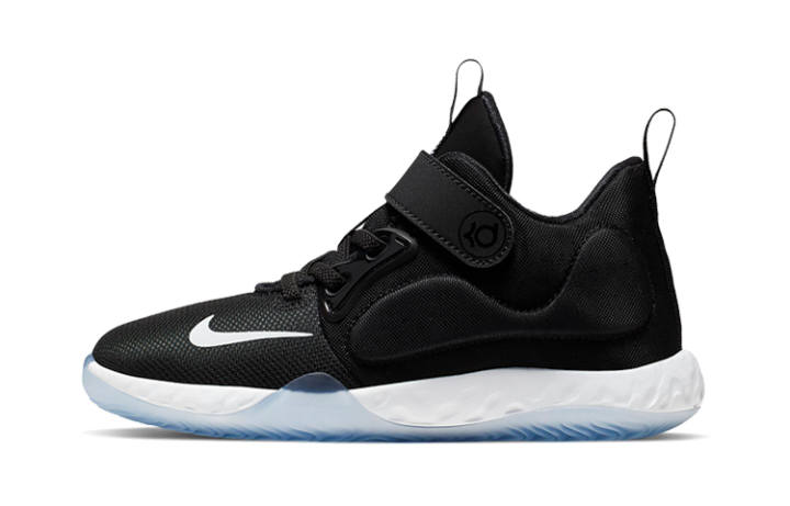 Nike Nike KD Trey 5 VII KD Low top Children's Basketball Shoes Black White Children Aged 3 7 Years Old