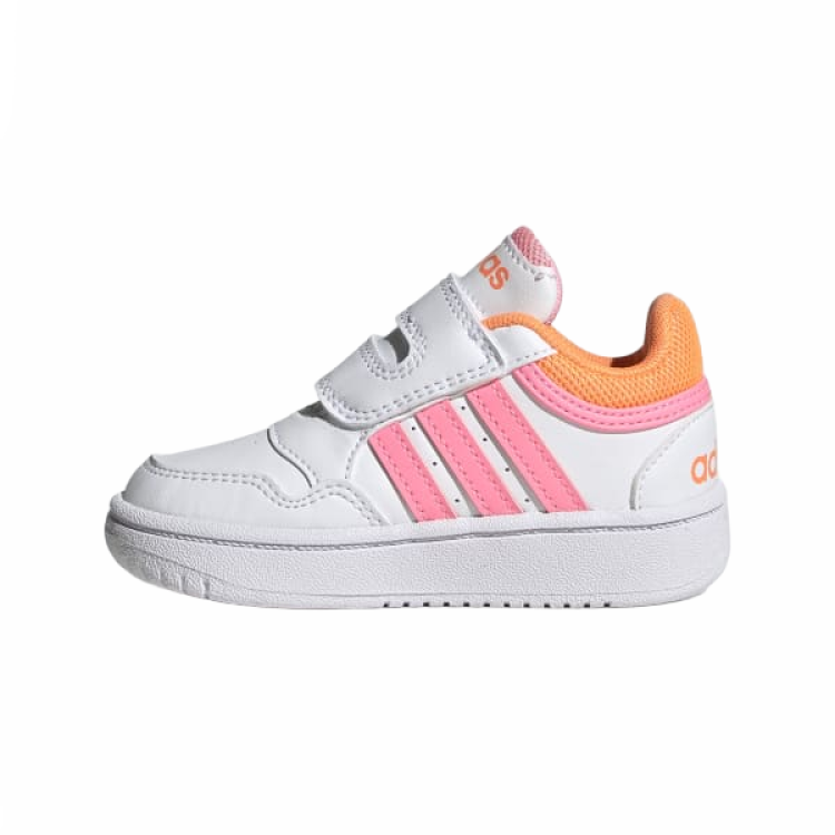 Adidas Adidas Hoops Slip Resistant Low top Kids' Skateboarding Shoes Pink White Kids'