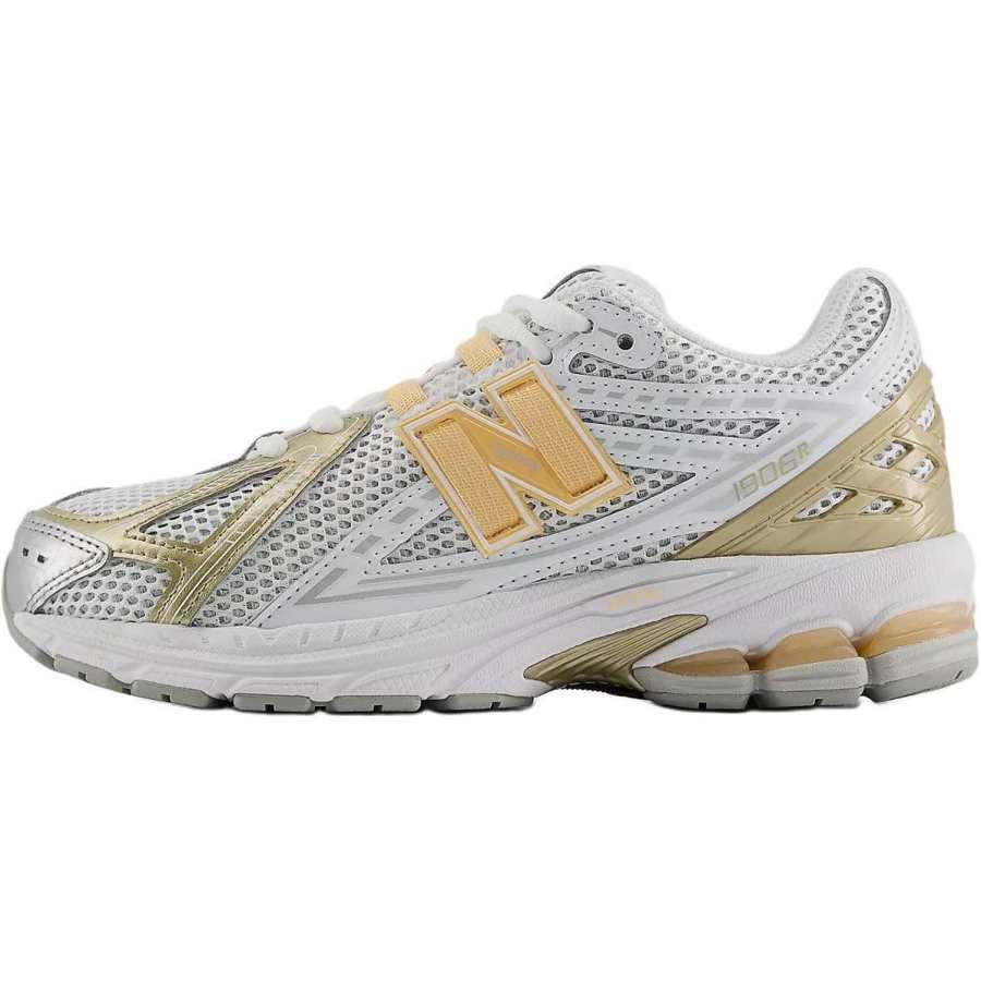 New Balance New Balance NB 1906R Cushioning Breathable Cushioning Breathable Low top Kids' Running Shoes White Silver Teenagers