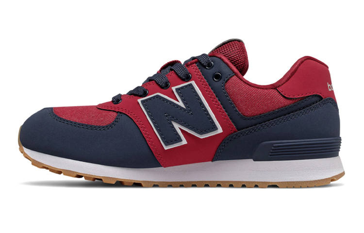 New Balance New Balance NB 574 Cushioning Kids Lifestyle Shoes Red Blue Teenagers