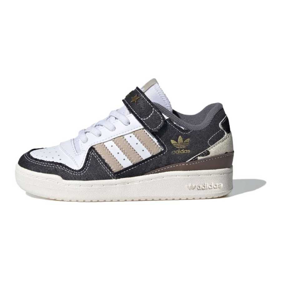 Adidas Originals FORUM Low Comfortable Low top Kids' Skateboarding Shoes Brown Kids'