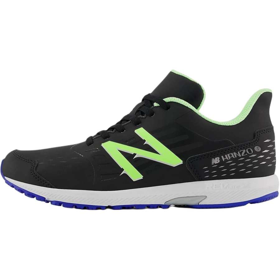 New Balance New Balance Hanzo Leather Abrasion Resistant Abrasion Resistant Low top Kids' Running Shoes Black Teenagers