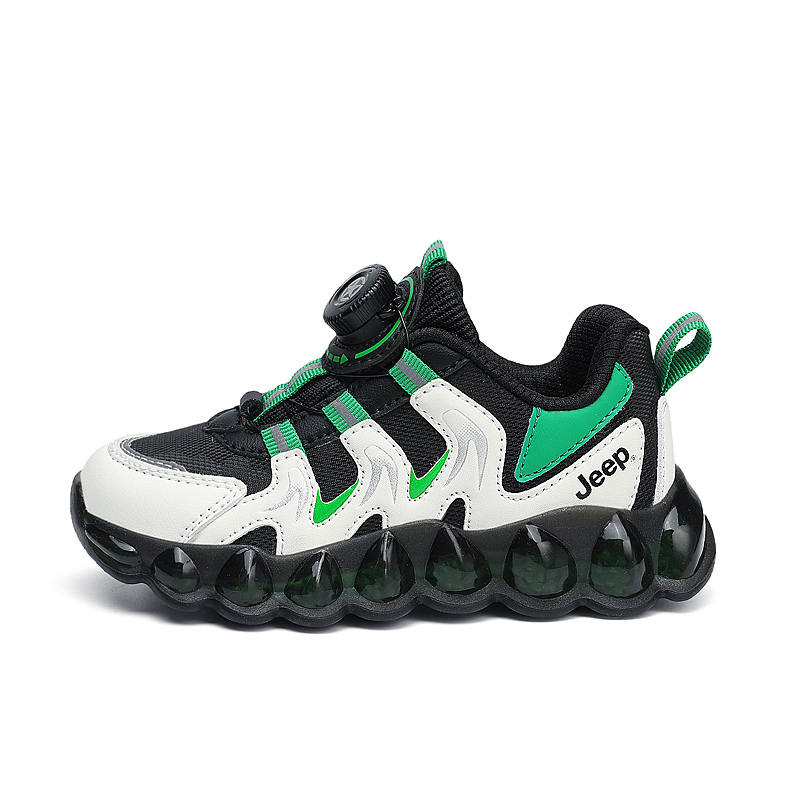 Jeep Synthetic Leather Low top Kids Lifestyle Shoes Green Kids'