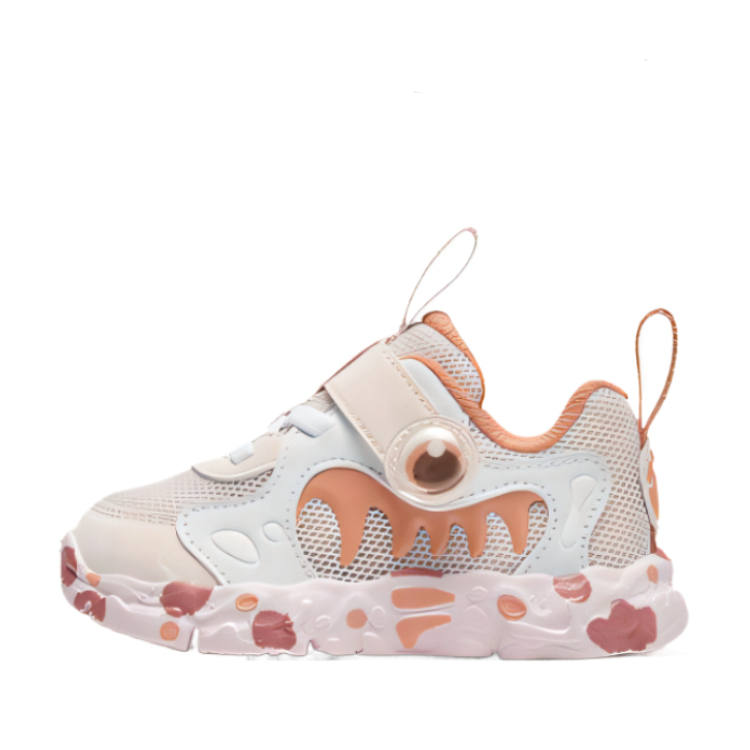 FILA KIDS Fossil Shoes Breathable Lightweight Cushioning Low top Toddler Shoes Pink Infant And Toddler