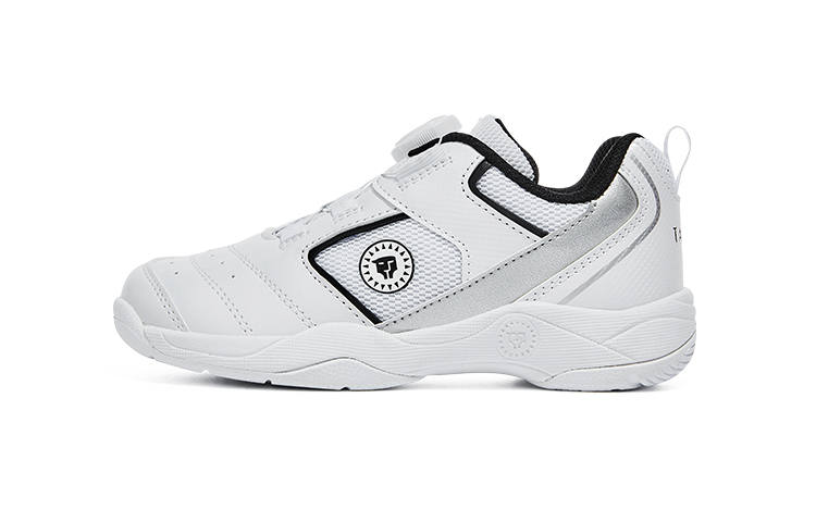 TARANIS Campus Sports Collection Low top Kids' Running Shoes White Silver Black Children Aged 3 7 Years Old