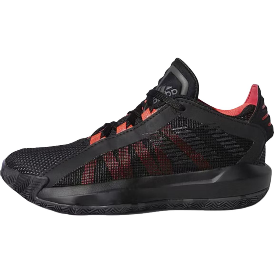 Adidas Adidas Dame 6 Abrasion Resistant Low top Children's Basketball Shoes Black Kids'