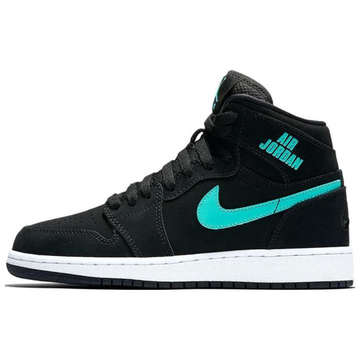 Jordan Jordan 1 Retro High Black Hyper Jade GS