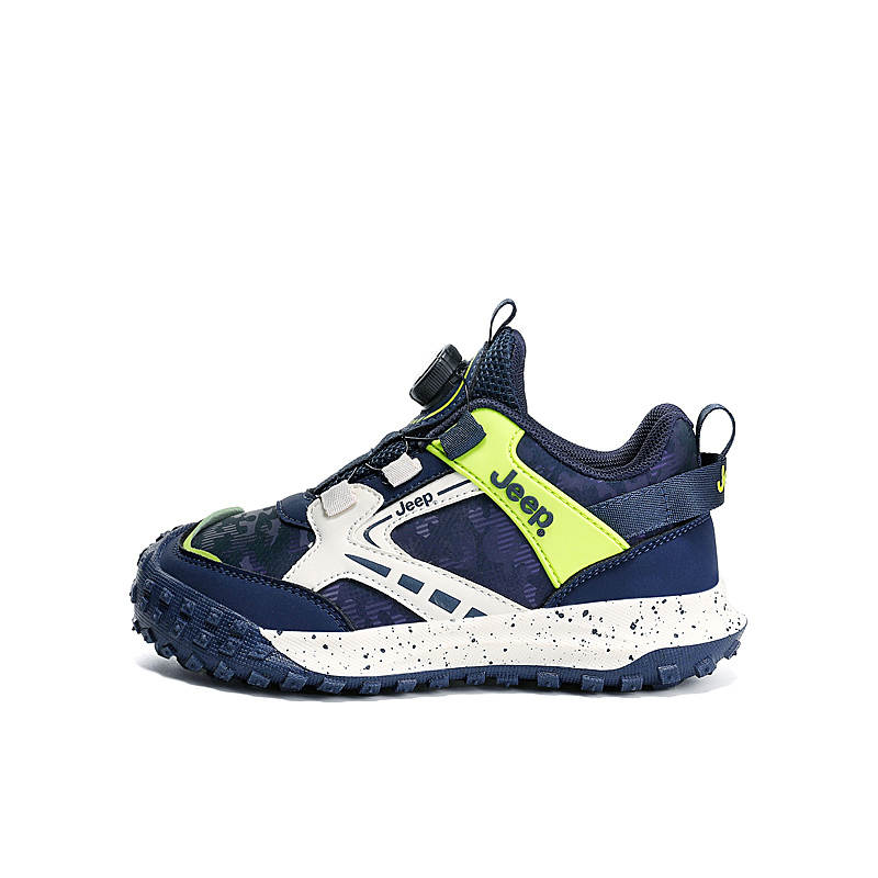 Jeep Synthetic Leather Kids Lifestyle Shoes Deep Sea Blue Kids'