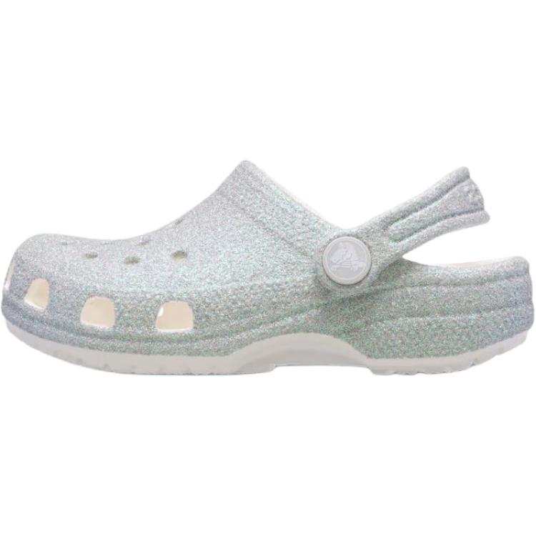 Crocs Classic Clog Slip Resistant Abrasion Resistant Low top Children's Sandals Silver Kids'