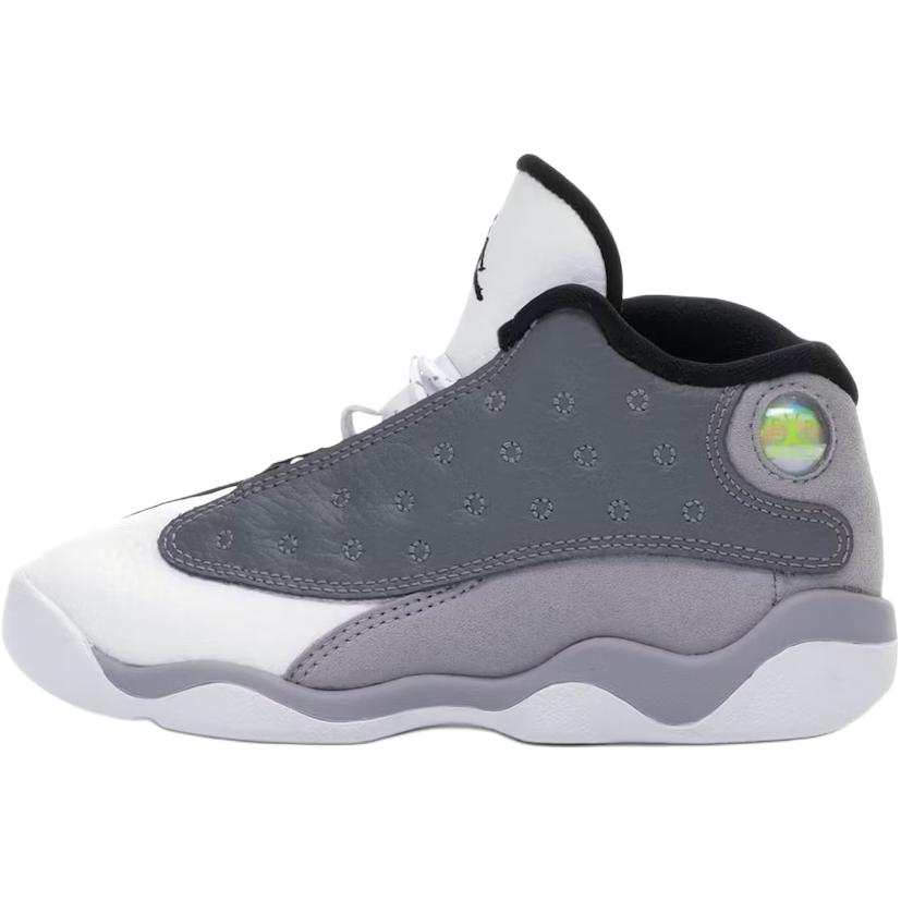 Jordan Jordan Air Jordan 13 Slip Resistant Abrasion Resistant Mid top Toddler Shoes Gray Infant And Toddler