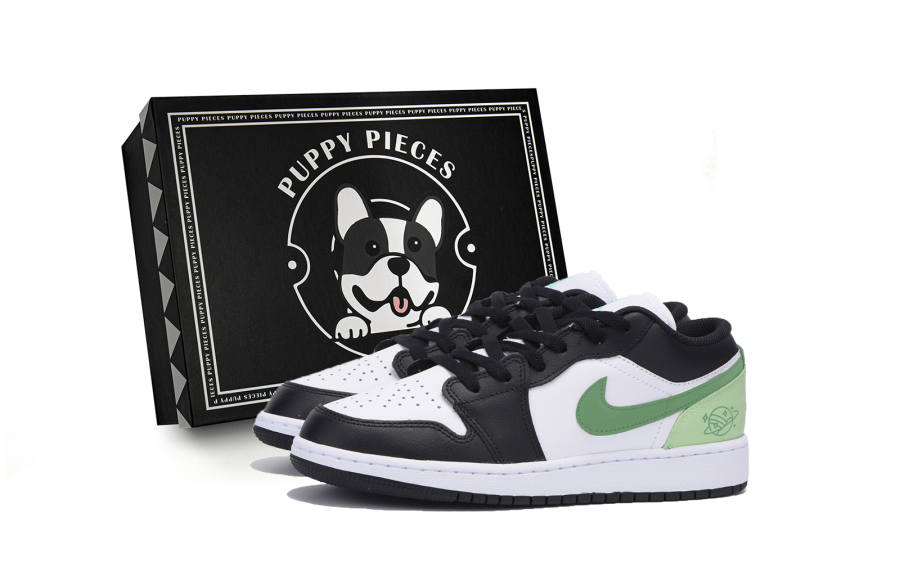 Jordan Jordan Air Jordan 1 Slip Resistant Low top Children's Basketball Shoes Black Teenagers