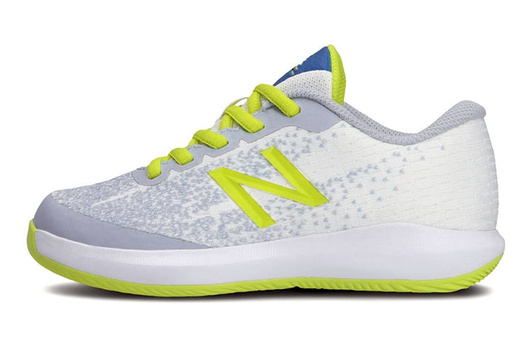 New Balance New Balance Cushioning Abrasion Resistant Breathable Low top Kids' Running Shoes Gray White Yellow Kids'