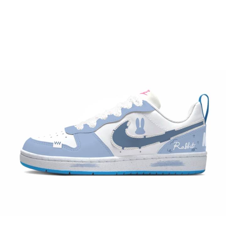 Nike Nike Court Borough Soft Island Bunny Shadow Synthetic Leather Slip Resistant Abrasion Resistant Low top