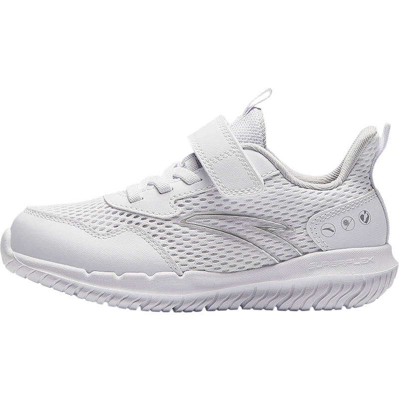 Antakids Fresh Look Breathable Lightweight Cushioning Low top Kids' Running Shoes White Children Aged 3 7 Years Old