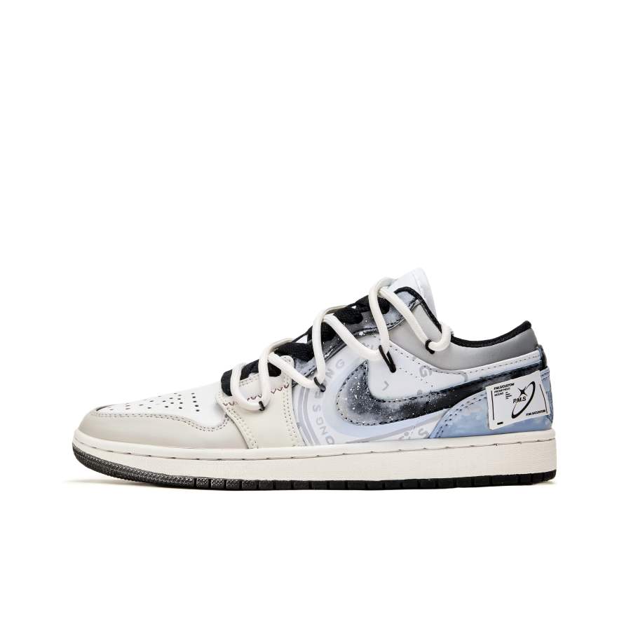 Jordan Jordan Air Jordan 1 P.M.S Universe Exploration Leather Slip Resistant Abrasion Resistant