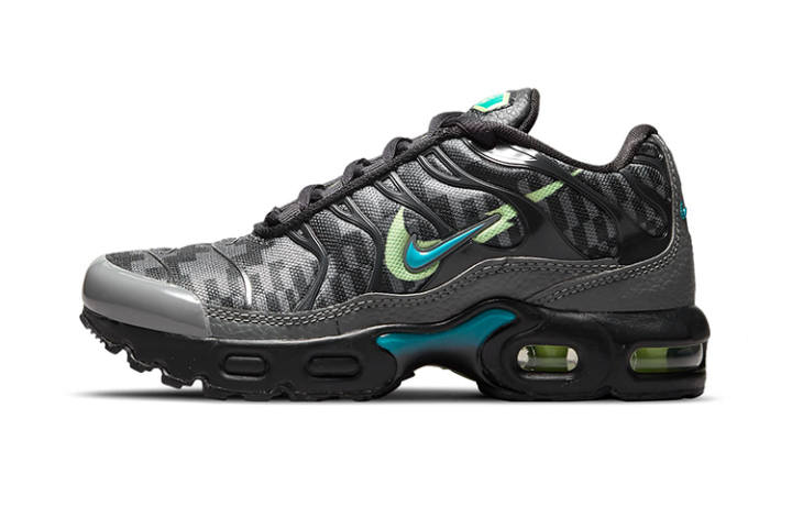 Nike Nike Air Max Plus Smoke Grey Lime Glow GS