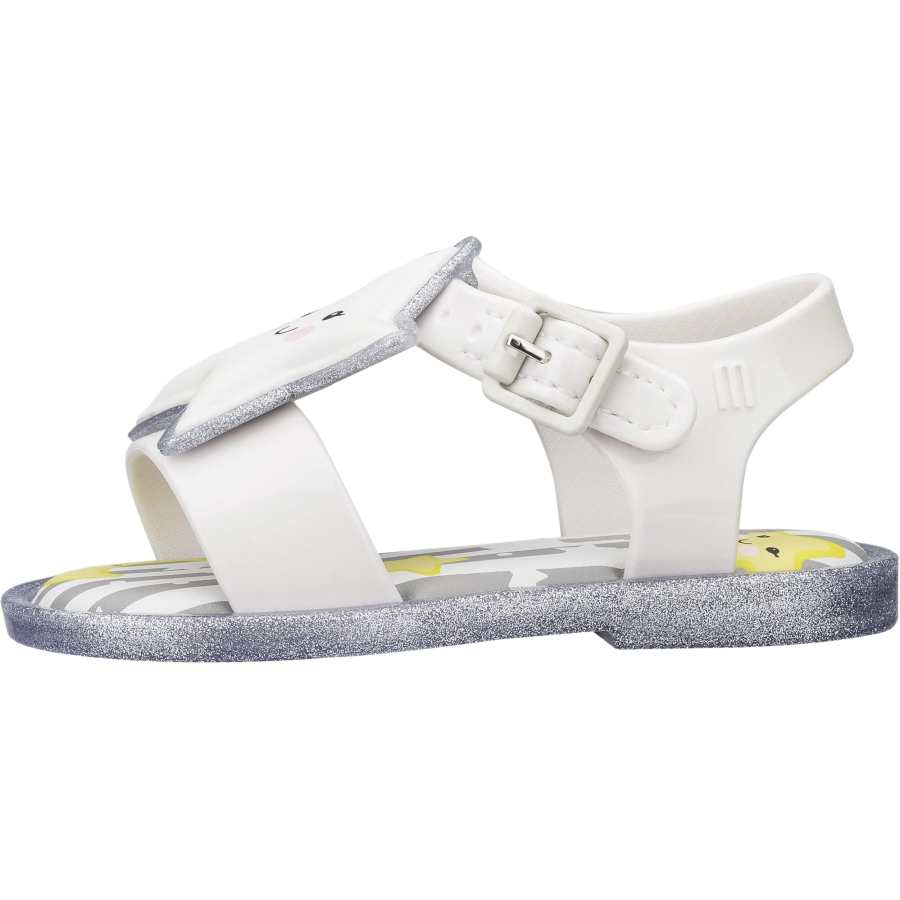 MELISSA Low top Children's Sandals White/Silver Children Aged 3 7 Years Old