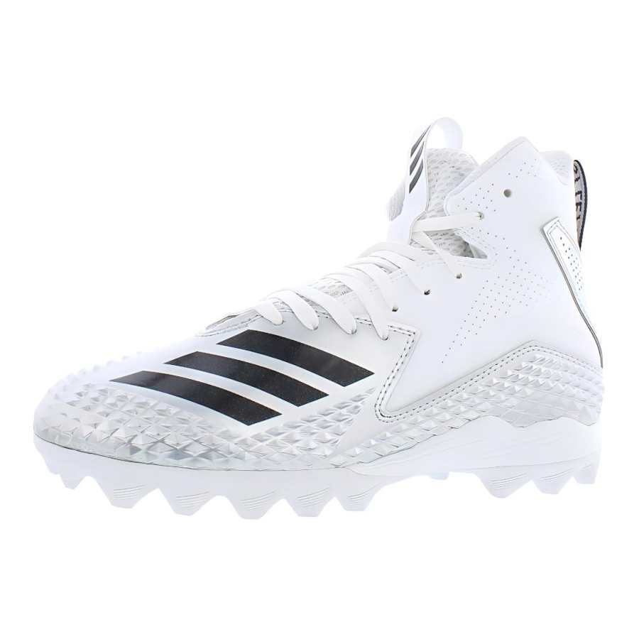 Adidas Adidas Freak Mid MD Von Cushioning, Wear Resistant High top Kids' Soccer Shoes White Silver Kids'