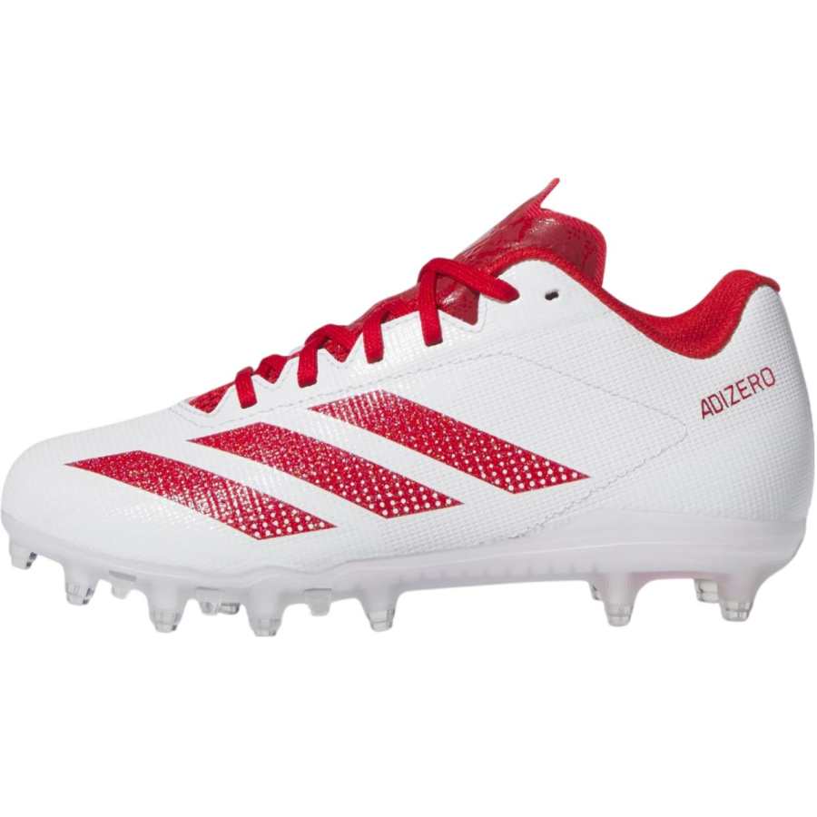 Adidas Adidas Adizero Electric Low top Kids' Soccer Shoes Cloud White/Team Power Red Color Teenagers