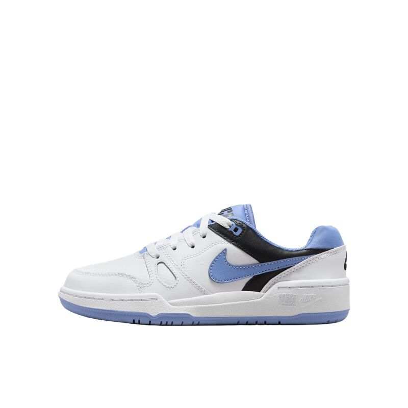 Nike Nike Full Force Synthetic Leather, Leather Low top Skateboard Shoes White Blue Black Unisex