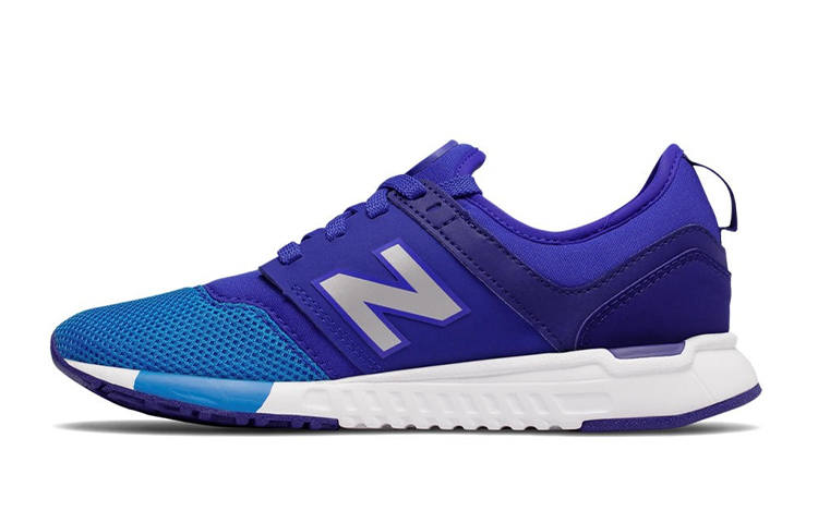 New Balance New Balance NB 247 Cushioning Abrasion Resistant Breathable Low top Running Shoes Sea Blue Kids'