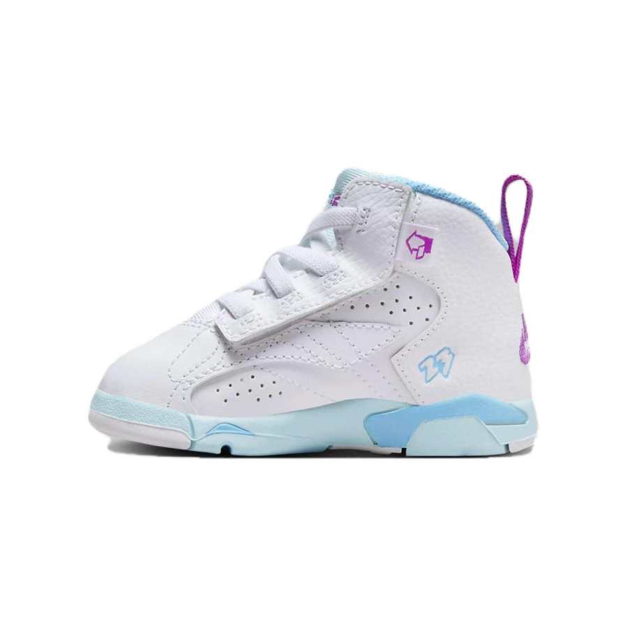 Jordan Baby Jordan Jumpman Z MVP Slip Resistant Cushioning Mid top Toddler Shoes White Blue Green