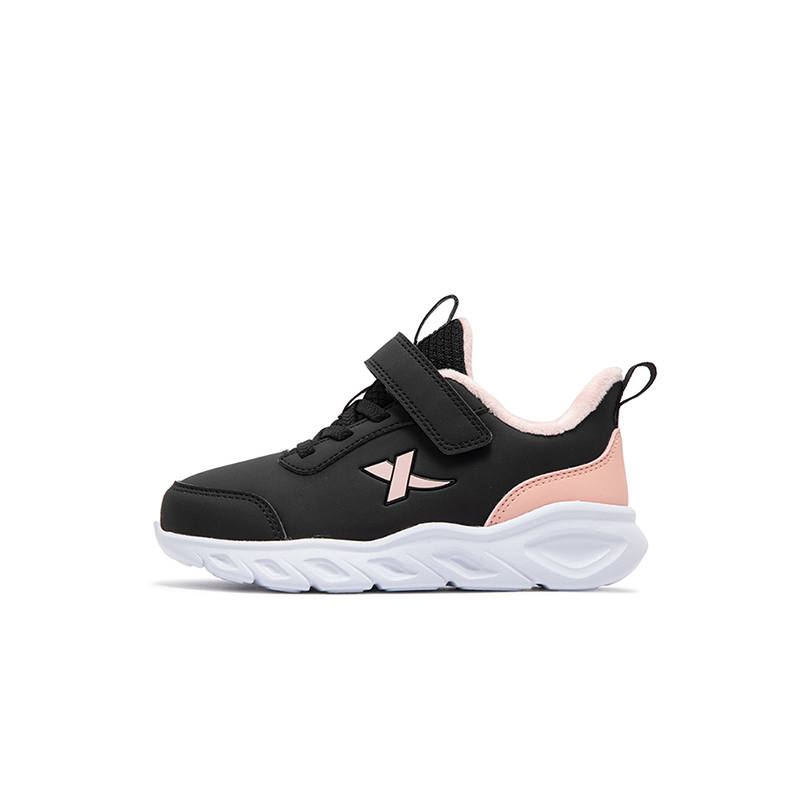 XTEP Kids' Running Shoes Black Romantic Pink Kids'