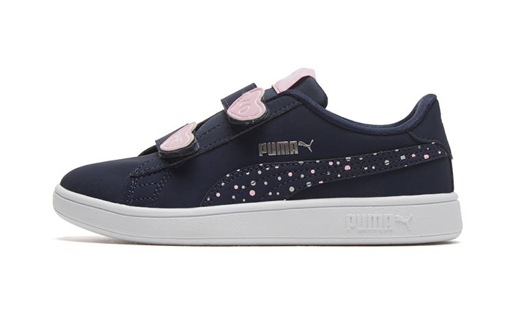 PUMA Smash Collection V2 Cndy V Low top Kids' Skateboarding Shoes Blue Pink Children Aged 3 7 Years Old