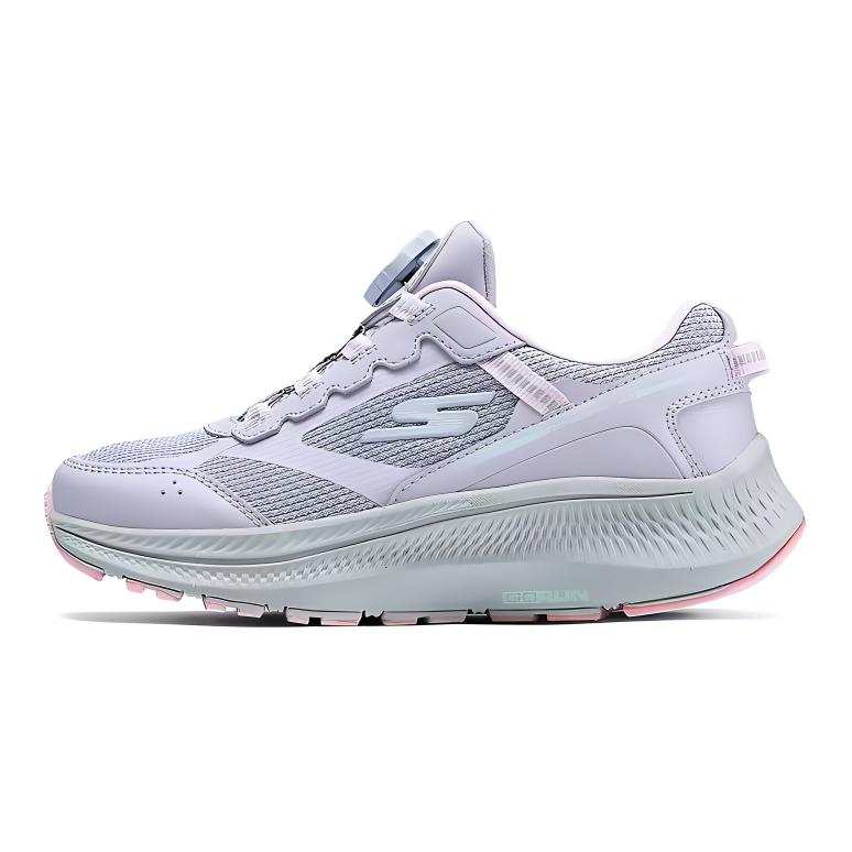 Skechers Kids Cushioning Abrasion Resistant Slip Resistant Low top Running Shoes Lavender Kids'