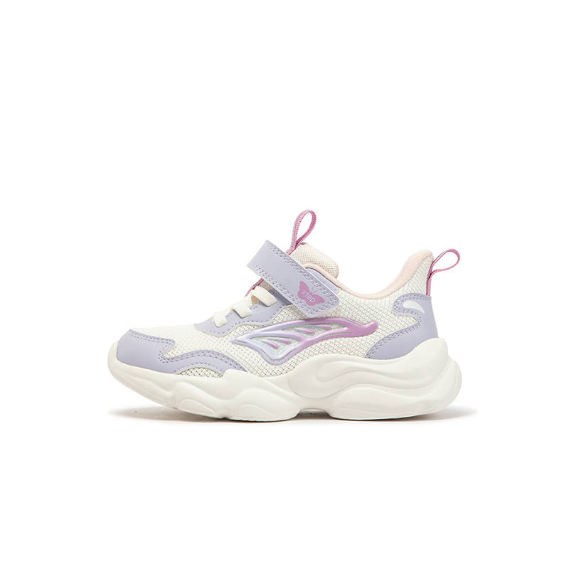 XTEP Synthetic Leather, Textile Abrasion Resistant Abrasion Resistant Low top Casual Shoes Sail White Snow Blue Purple