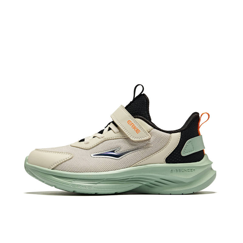 ERKE KIDS Height Increasing Running Shoes Gray Black Teenagers