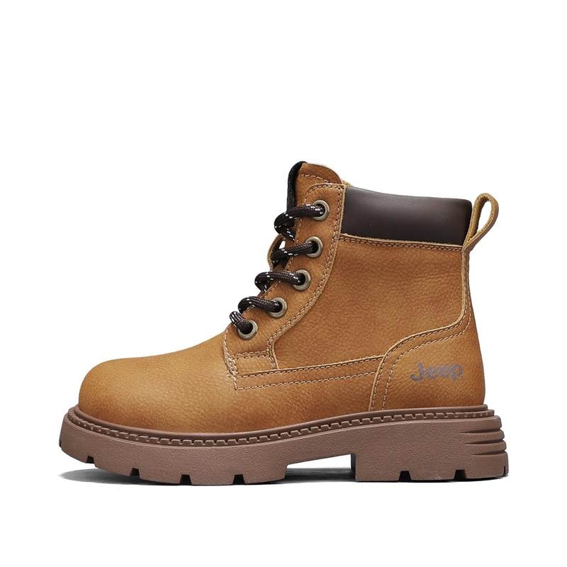 Jeep Anti Kick Abrasion Resistant Rebound Waterproof Lightweight Cushioning Height Increasing Balance Support High top
